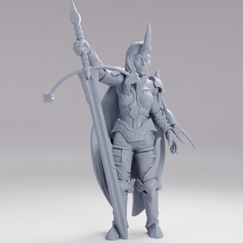 Picture of Insect Knight Lady No Helmet