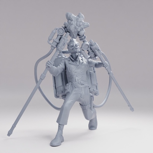 Picture of Inventor Joseph Charging