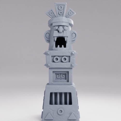 古代ジャングルのモノリス の画像