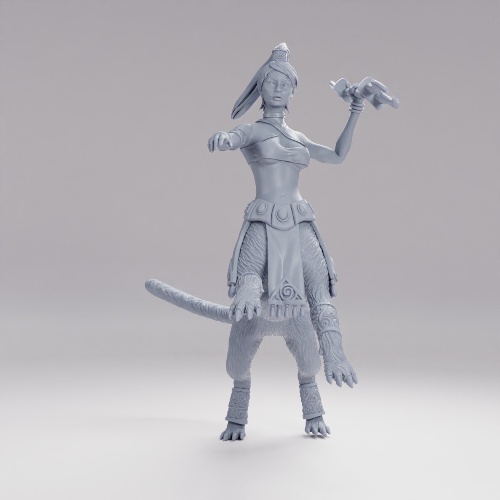 Picture of Lamia Quadruped Attacking