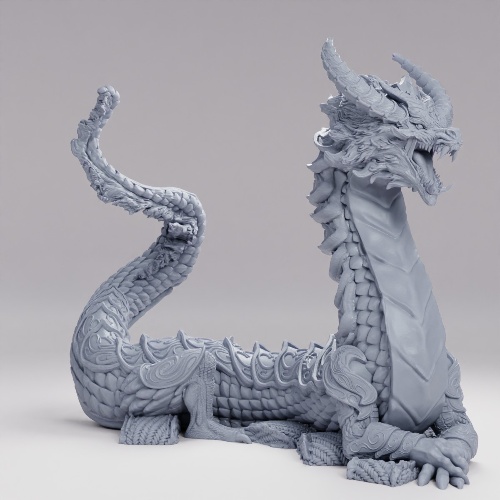 Picture of Legendary Lung Dragon Resting