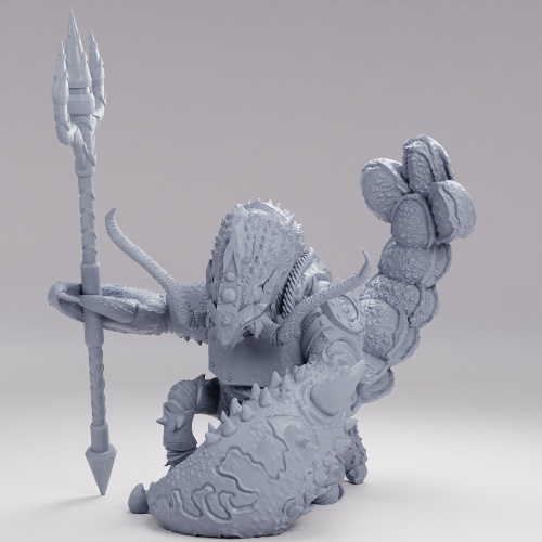 Picture of Lobster Folk Warrior Trident