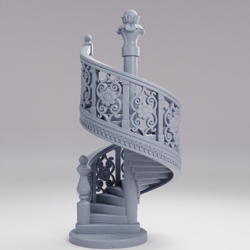 Picture of Magical Library Full Round Stairs