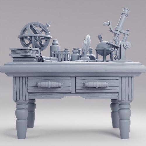 Picture of Magical Library Library Study Table