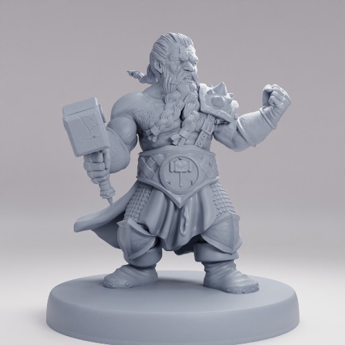 Picture of Mighty Dwarf on Base