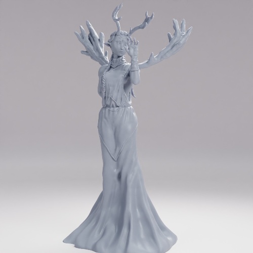 Picture of Moon Deity Greeting
