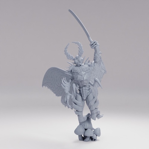 Picture of Moth Man Attacking