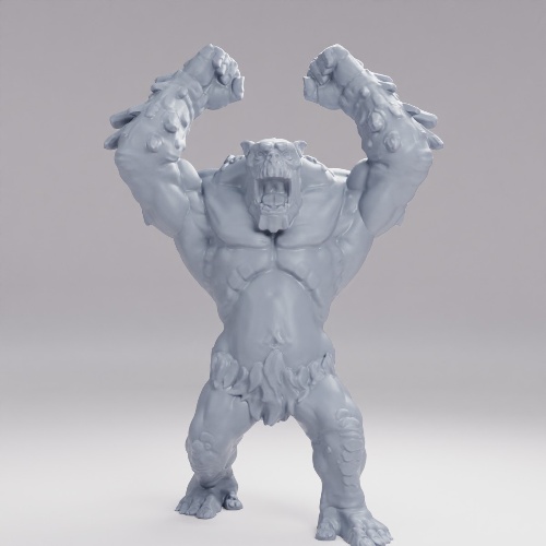Picture of Mountain Troll Attacking