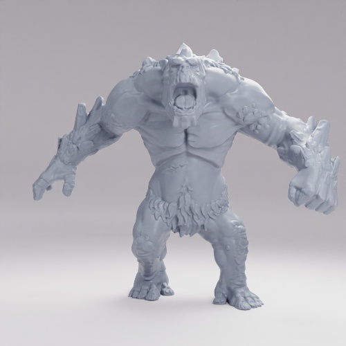 Picture of Mountain Troll Intimidating