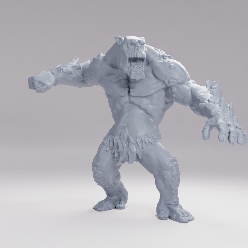 Picture of Mountain Troll Punching