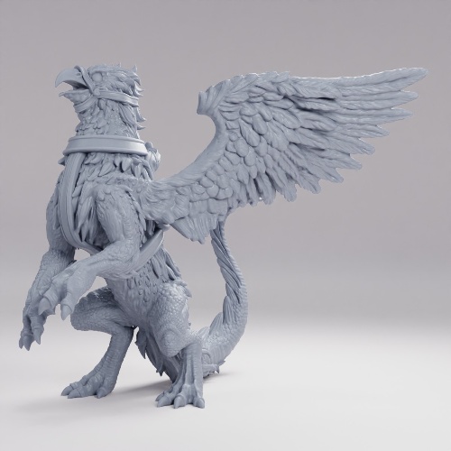 Picture of Noble Griffin Guarding Mount