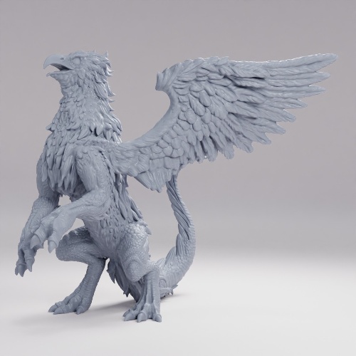 Picture of Noble Griffin Guarding Wild