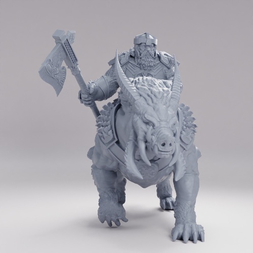 Picture of Nordic Dwarf Boar Cavalry