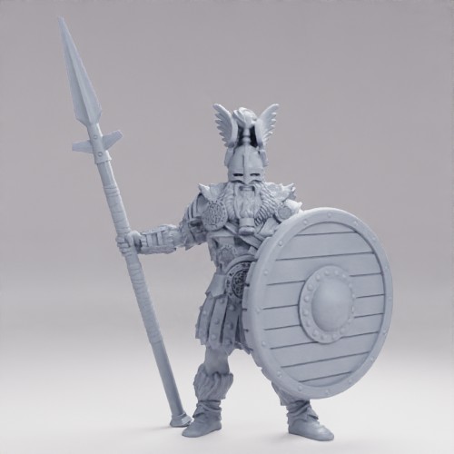 Picture of Norse God Heimdall Spear
