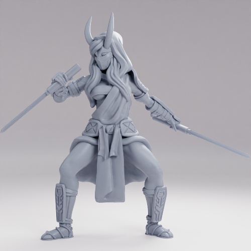 Picture of Oni Kunoichi Attack