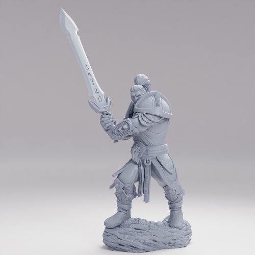 Picture of Orc Paladin Player Character Sword