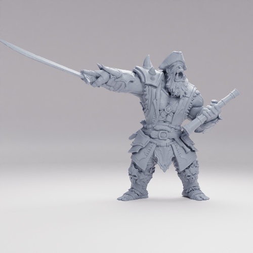 Picture of Orc Pirate Captain Sword