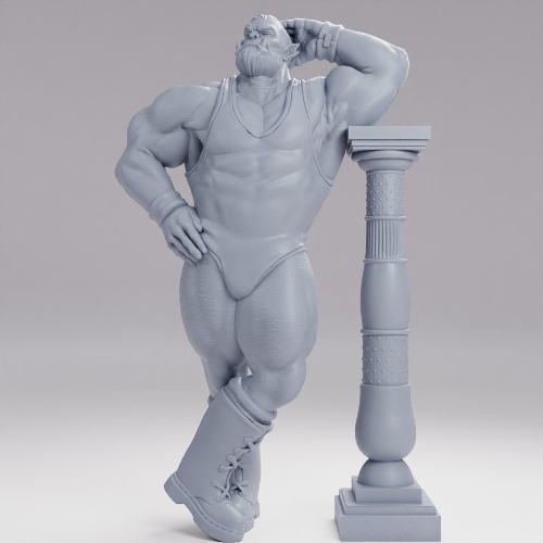 Picture of Orc Strongman Posing