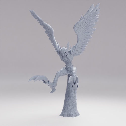Picture of Owl Harpy Attacking