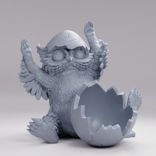 Picture of Owlbear Baby Playing