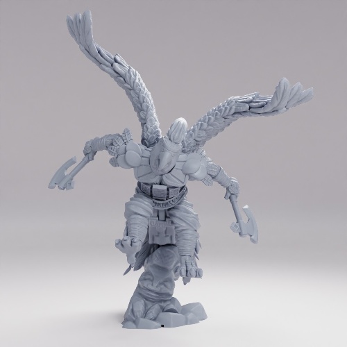 Picture of Parrot Folk Warrior Flying