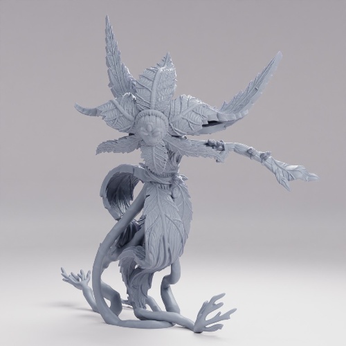 Picture of Plant Golem Attacking