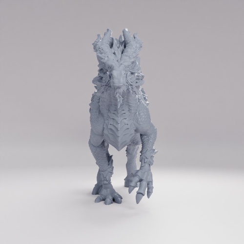 Picture of Qilin White Dragon Horse