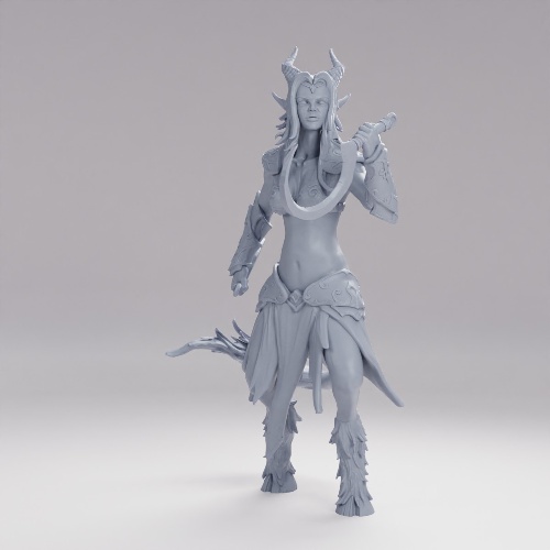 Picture of Satyr Tiefling Female Scythe