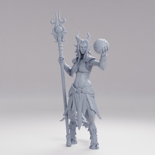 Picture of Satyr Tiefling Female Warlock