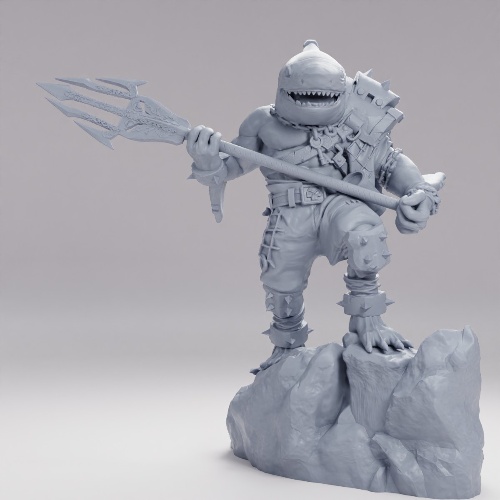Picture of Shark Folk Anchor Pirate Trident