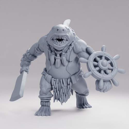 Picture of Shark Folk Brute Walking