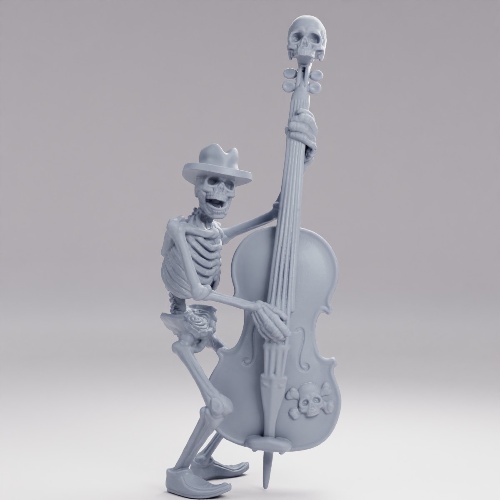 Picture of Skeleton Musician Double Bass