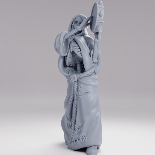 Picture of Skeleton Musician Tambourine
