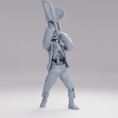 Picture of Skeleton Musician Trombone