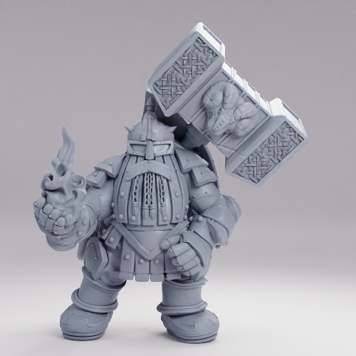 Picture of Steel Dwarf Blacksmith Alt