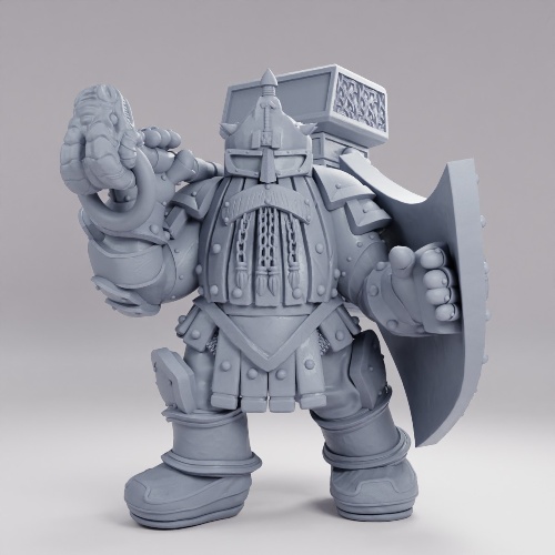 Picture of Steel Dwarf Shield Alt