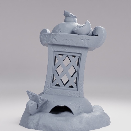 Picture of Stone Lamps B Destroyed