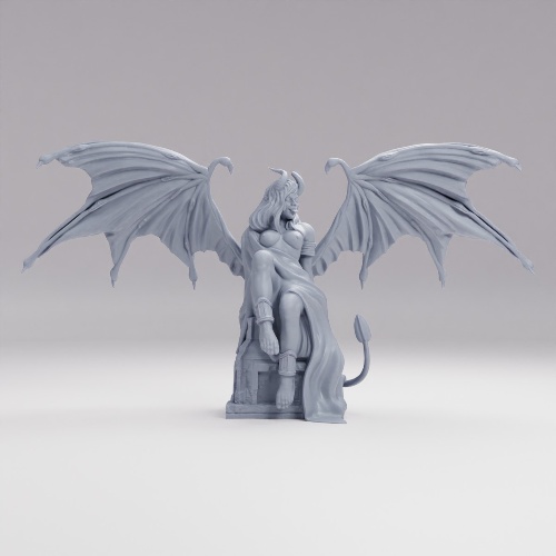 Picture of Succubus Demon Sitting Nude