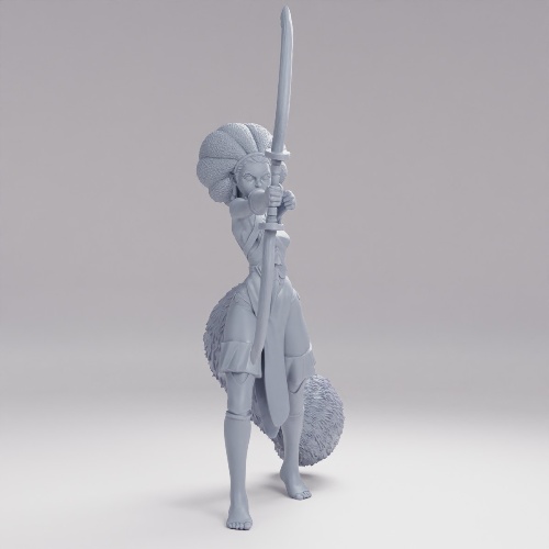 Picture of Tanuki Lady Aiming