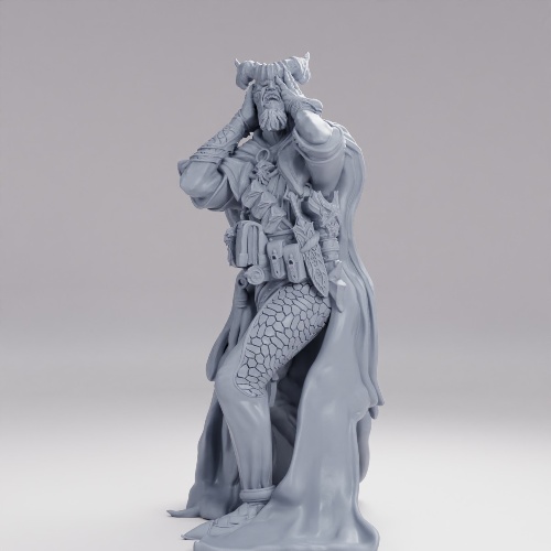 Picture of Tiefling Guild Summoner Horrified