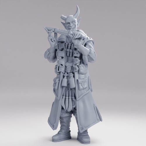 Picture of Tiefling Rogue Player Character