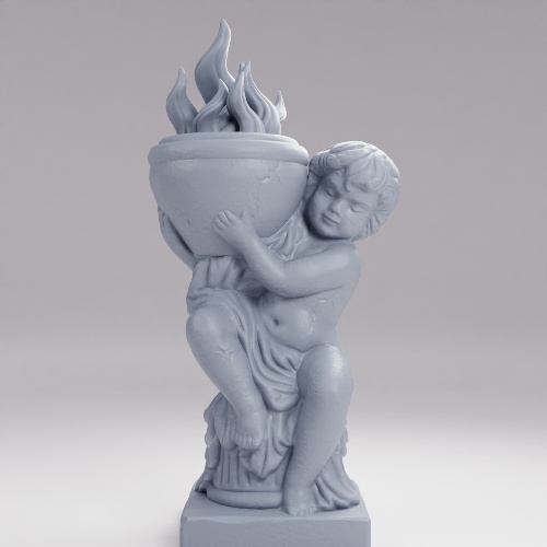 古代の炎の柱 の画像