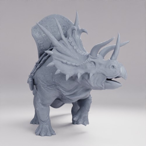 Picture of Triceratops Mount