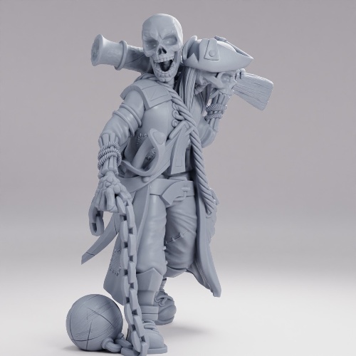 Picture of Undead Pirate Crew Two Heads