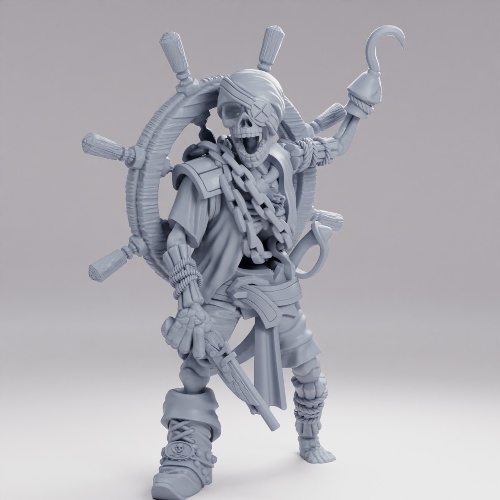 Picture of Undead Pirate Crew Wheel Carrier