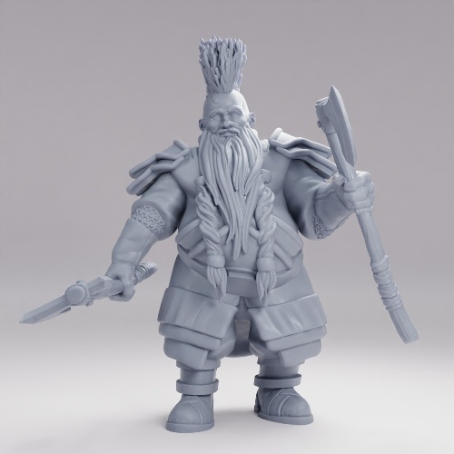 Picture of Villager Dwarf Warrior