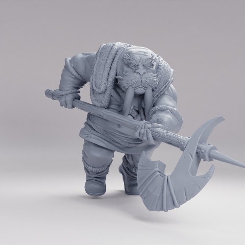 Picture of Walrus Folk Warrior Rush
