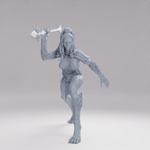 Picture of Werejaguar Lady Spear