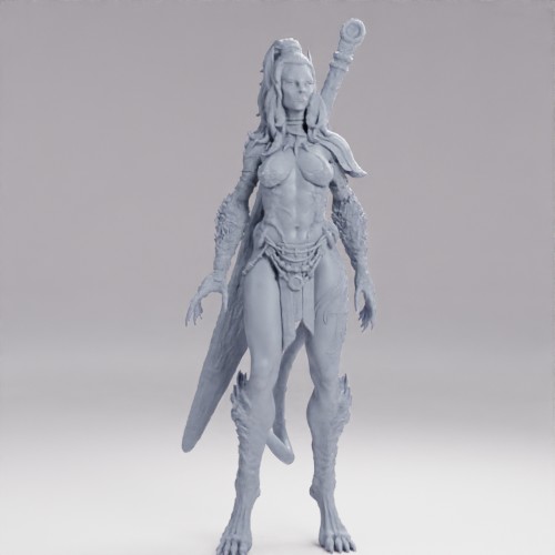 Picture of Werejaguar Lady Sword