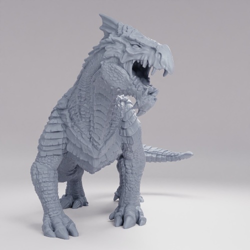 Picture of White Guard Drake Angry